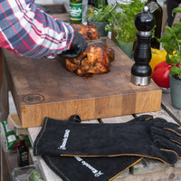 Grillhandsker i premium læder