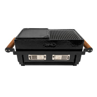 Hibachi Gussejernsplade Dobbelt Sidet