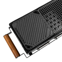 Hibachi Gussejernsplade Dobbelt Sidet