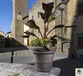 Potte Terrakotta Grå - Toscana - 60 cm diameter - 50 cm høyde 