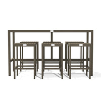 UMAMI barbord 172cm med 6st barstolar, beige