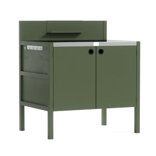 UMAMI udekøkkenpakke, vaskemodul, modul 1 og modul 2, grøn / rustfri