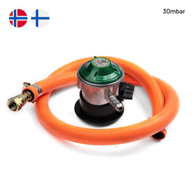 Ooni gasregulator med slange 30 mbar NO & FL 