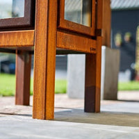 QUARUBA L vedkamin - Fyra glas