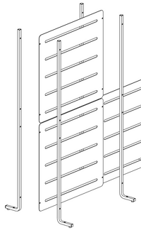 RAMA Insynsskydd rak plåt