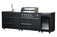 Pack cuisine extérieure CAYENE incluant 3 modules