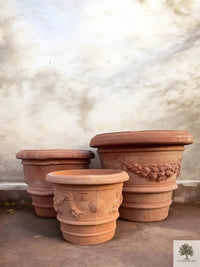 Potte Terrakotta - Impruneta Garland - 70 cm diameter - 53 cm høyde 