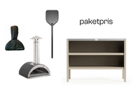 Nonno Lillo ved + tilbehør + Umami modul 2, beige / rustfrit