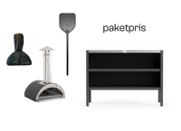 Nonno Lillo ved + tilbehør + Umami modul 2, sort / rustfrit