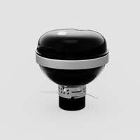 Klotgrill 57 cm, indbygning (Grynjernsrist)