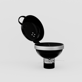 Klotgrill 57 cm, indbygning (Grynjernsrist)