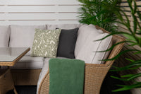 Vikelund hörnsoffa med soffbord - natur / beige