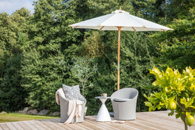 Cerox parasol ø270 - hvid 