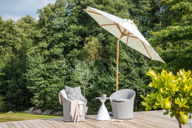 Cerox parasol ø270 - hvid 