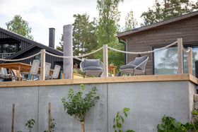 Spisegruppe Chania med 2 stk spiseborde Lindos 