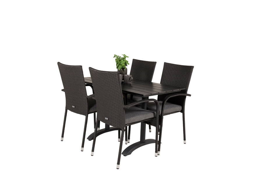 Spisegruppe Denver med stolene Anna 
