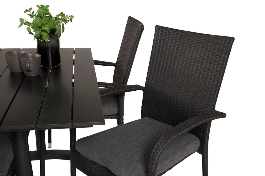 Spisegruppe Denver med stolene Anna 