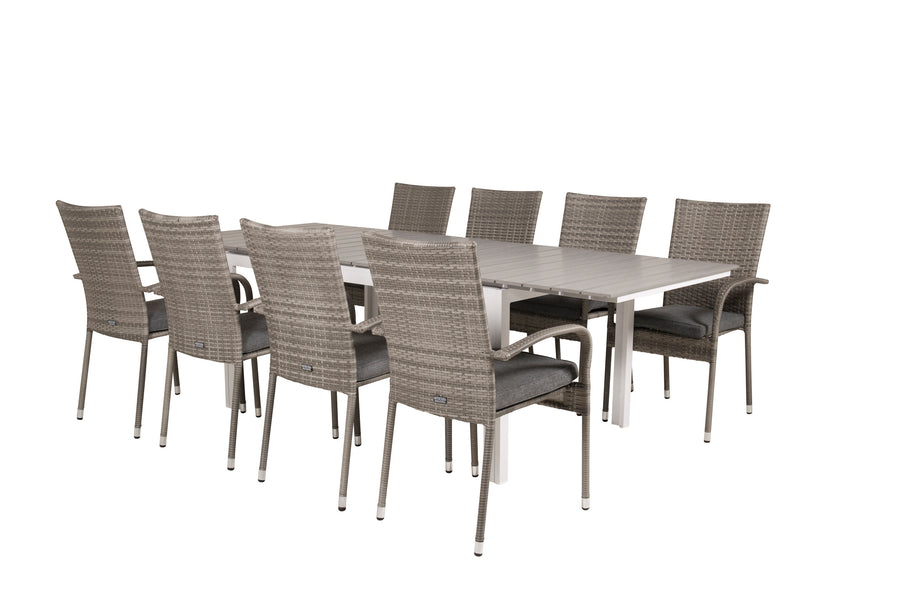 Ensemble repas Levels avec les chaises Anna 