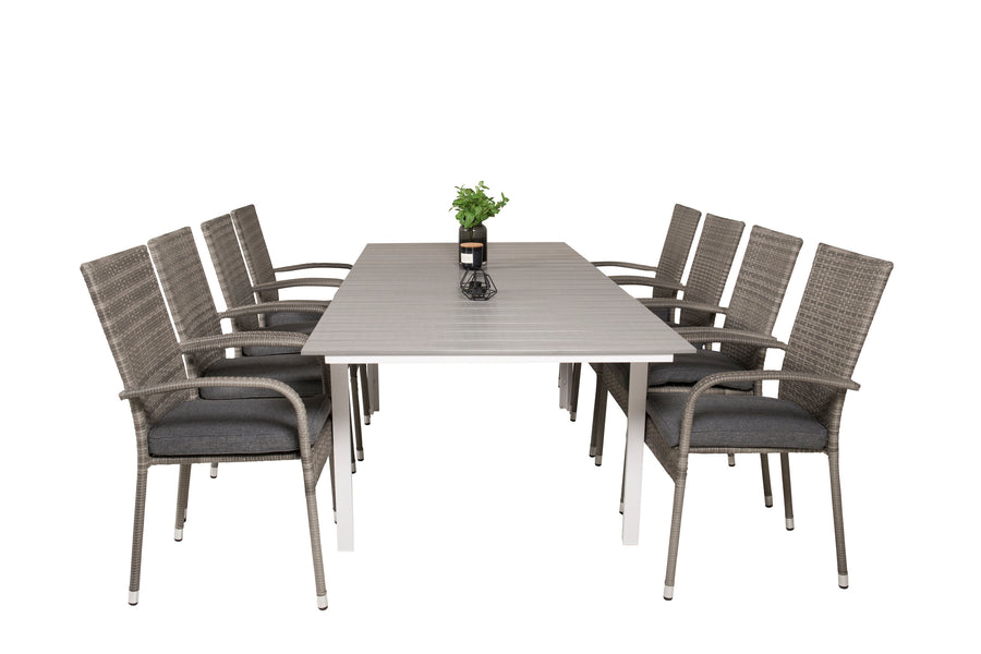 Ensemble repas Levels avec les chaises Anna 