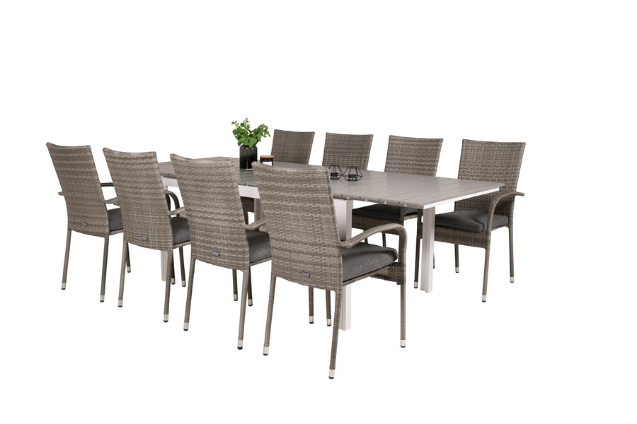 Ensemble repas Levels avec les chaises Anna 