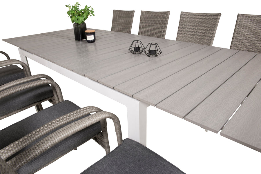Ensemble repas Levels avec les chaises Anna 