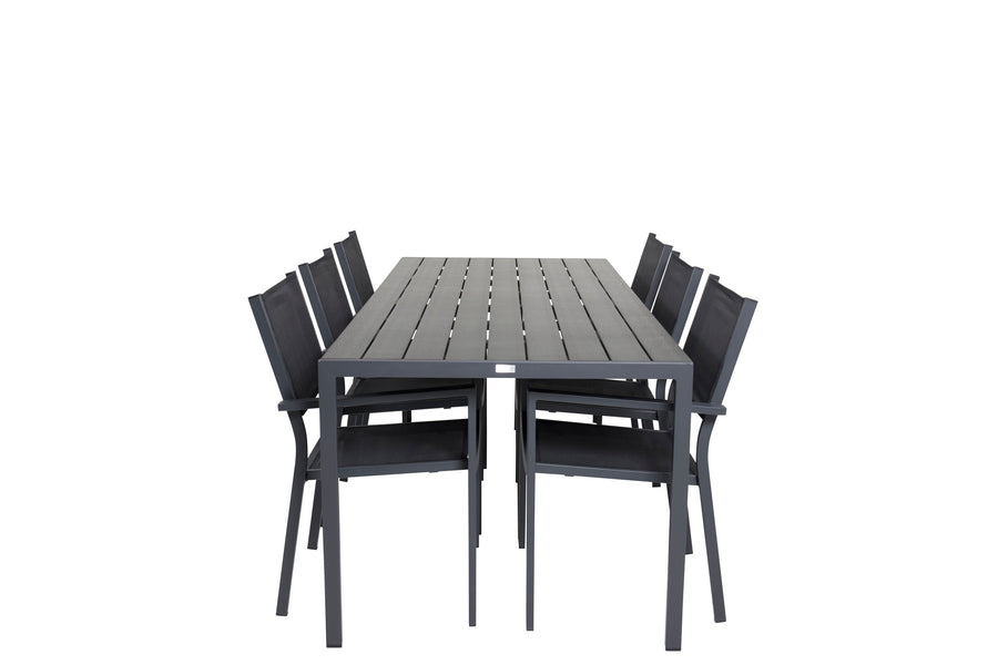 Ensemble repas rectangulaire Break avec chaise Copacabana 