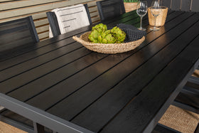 Ensemble de repas rectangulaire Break avec chaise pliante Copacabana 