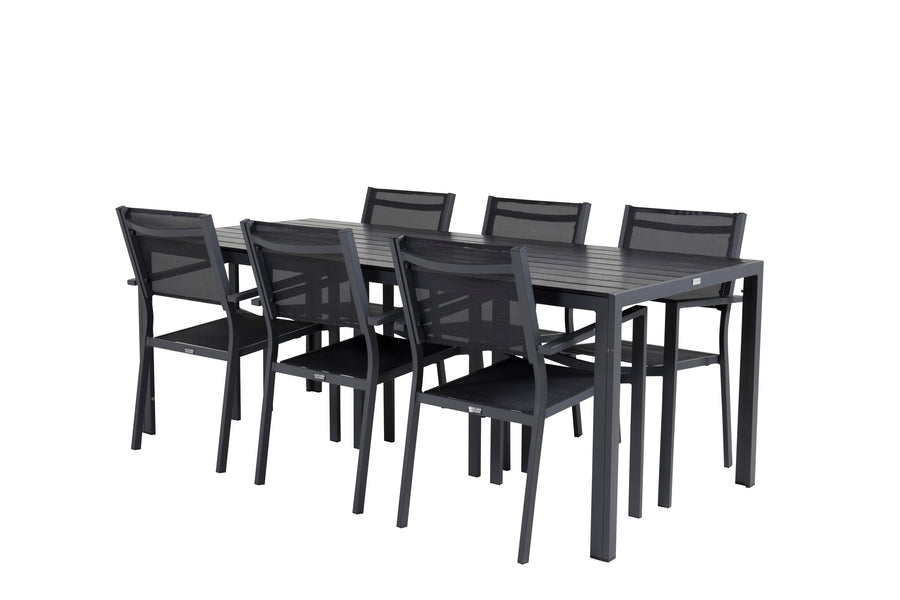Ensemble repas rectangulaire Break avec chaise Copacabana 