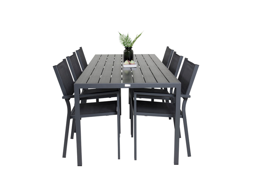 Ensemble repas rectangulaire Break avec chaise Copacabana 