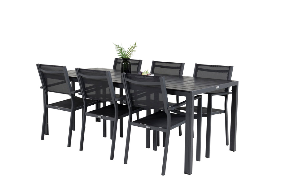 Ensemble repas rectangulaire Break avec chaise Copacabana 