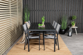 Ensemble repas rectangulaire Break avec chaise pliante Copacabana 