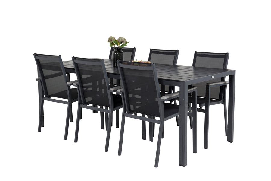 Spisegruppe Break med stolene Parma 