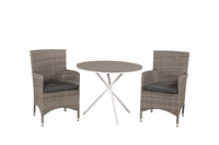 Spisegruppe Parma med stolene Malin 