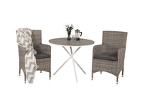 Spisegruppe Parma med stolene Malin 