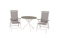 Spisegruppe Parma med stolene Albany 