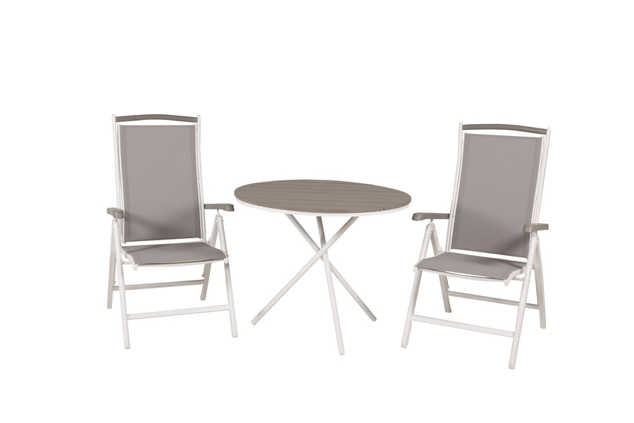 Spisegruppe Parma med stolene Albany 