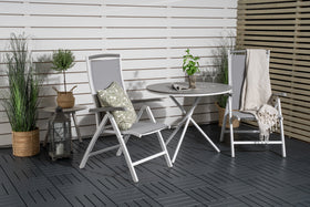 Spisegruppe Parma med stolene Albany