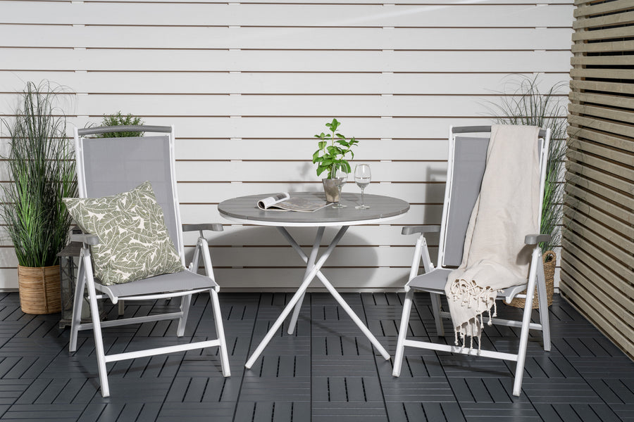 Spisegruppe Parma med stolene Albany 