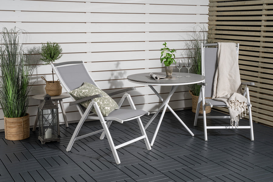 Spisegruppe Parma med stolene Albany 