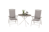 Spisegruppe Parma med stolene Albany 