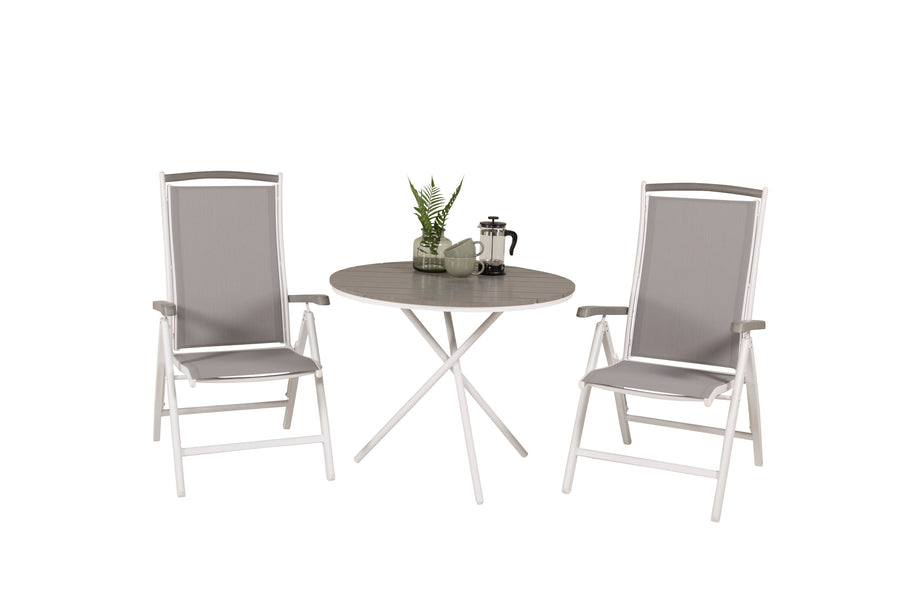 Spisegruppe Parma med stolene Albany 