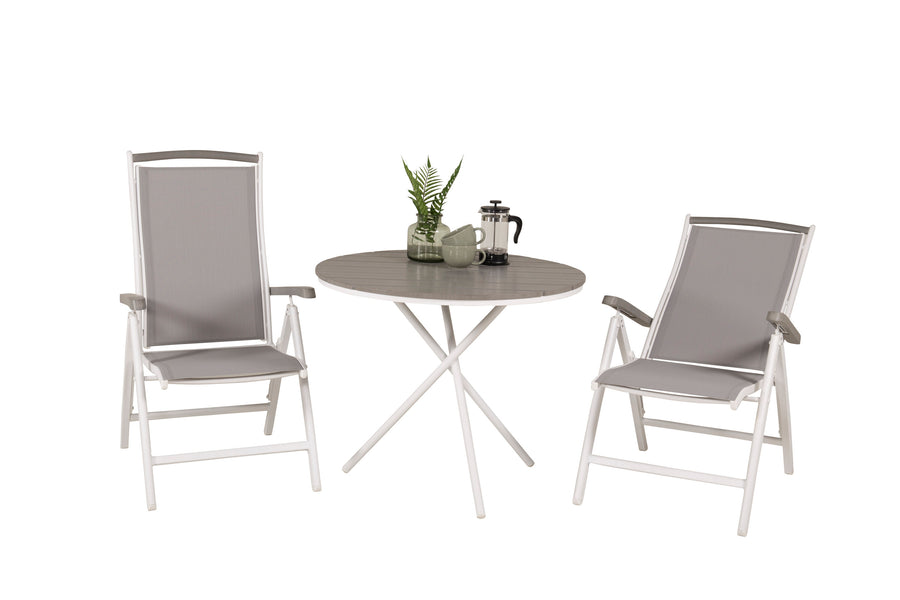 Spisegruppe Parma med stolene Albany 