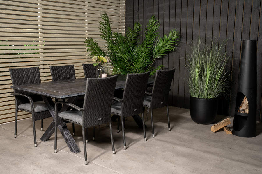 Spisegruppe Rives med stolene Anna 