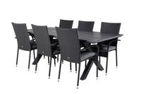 Spisegruppe Rives med stolene Anna 