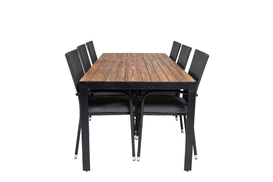 Spisegruppe Bois med stolene Anna 
