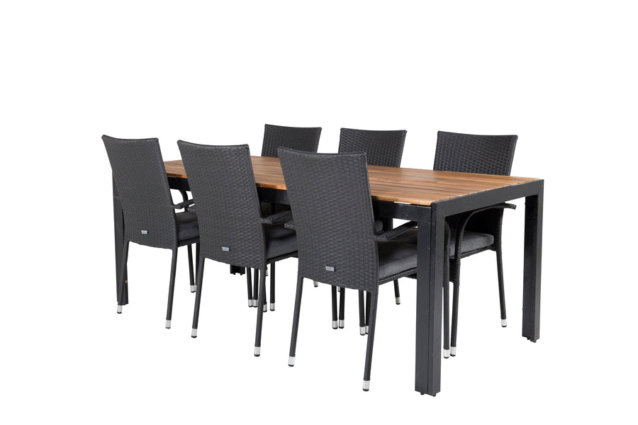 Spisegruppe Bois med stolene Anna 