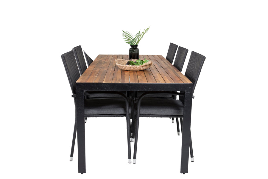 Spisegruppe Bois med stolene Anna 