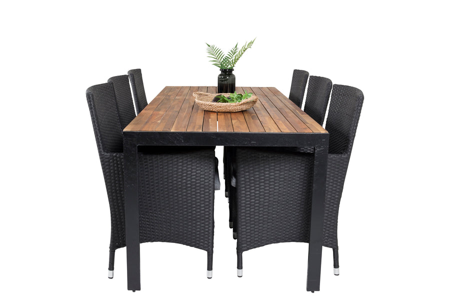 Spisegruppe Bois med stolene Malin 