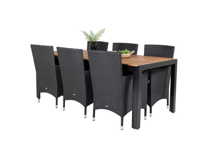 Spisegruppe Bois med stolene Malin 