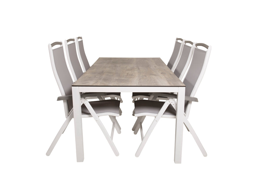 Spisegruppe Llama med stolene Albany 